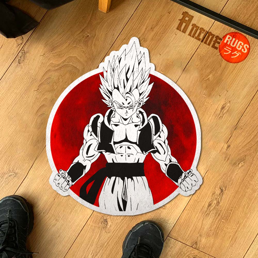 Gogeta Shaped Rug Custom Dragon Ball Anime Room Decor-Animerugs