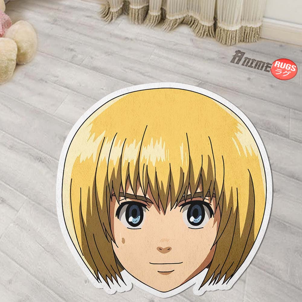 Armin Arlert Shaped Rug Custom Attack On Titan Anime Room Decor Mat Quality Carpet-Animerugs