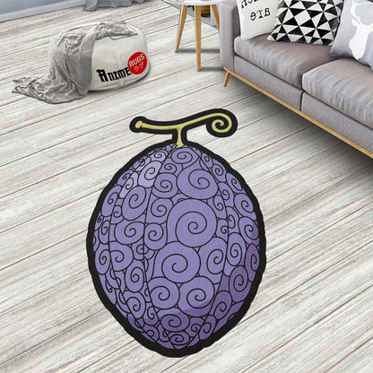 Awa Awa Shaped Rug Custom Devil Fruit One Piece Anime Room Decor-Animerugs