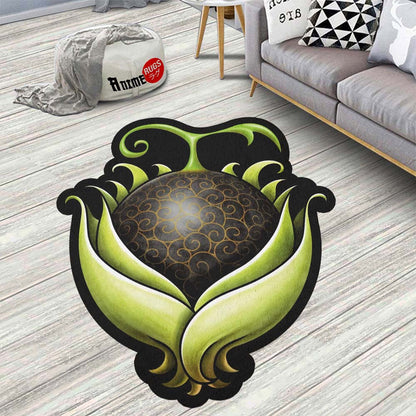 Kage Kage Shaped Rug Custom Devil Fruit One Piece Anime Room Decor-Animerugs