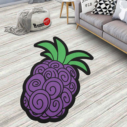 Bara Bara Shaped Rug Custom Devil Fruit One Piece Anime Room Decor-Animerugs