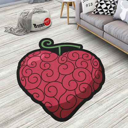 Ope Ope Shaped Rug Custom Devil Fruit One Piece Anime Room Decor-Animerugs