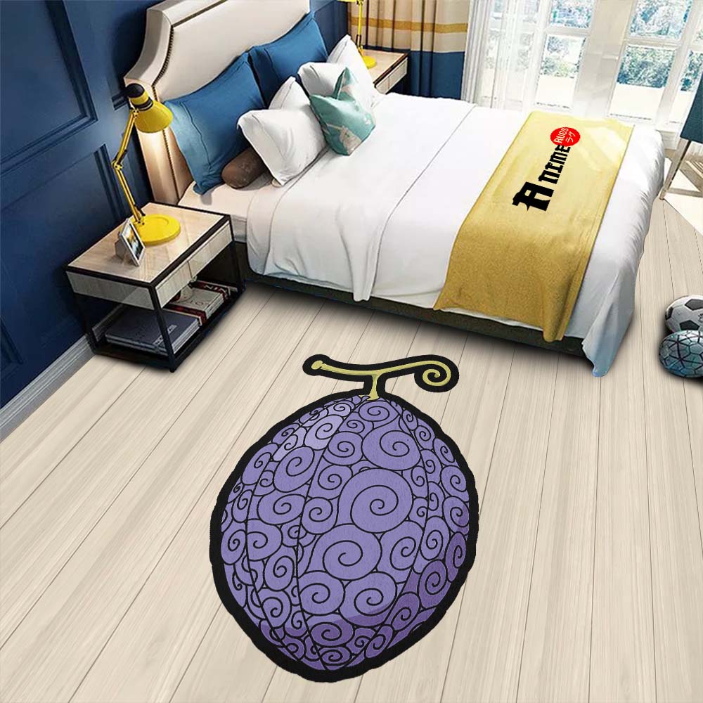 Awa Awa Shaped Rug Custom Devil Fruit One Piece Anime Room Decor-Animerugs