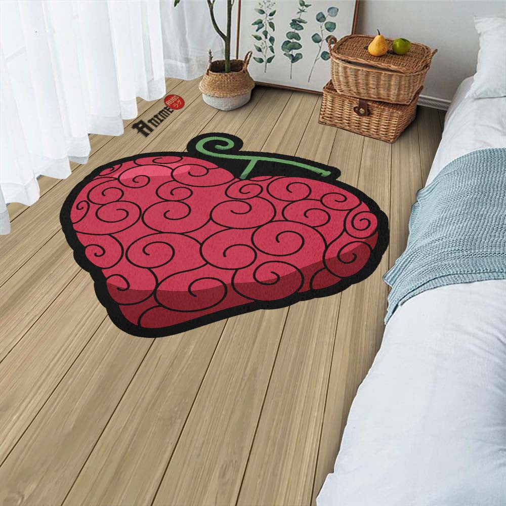 Ope Ope Shaped Rug Custom Devil Fruit One Piece Anime Room Decor-Animerugs