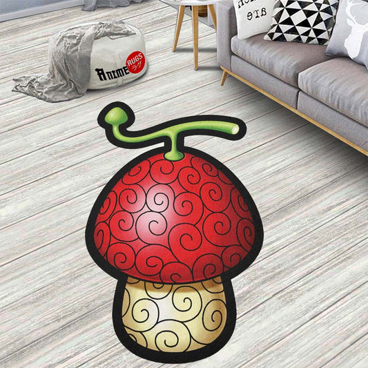 Hito Hito Shaped Rug Custom Devil Fruit One Piece Anime Room Decor-Animerugs