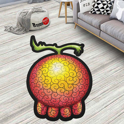 Yomi Yomi Shaped Rug Custom Devil Fruit One Piece Anime Room Decor-Animerugs