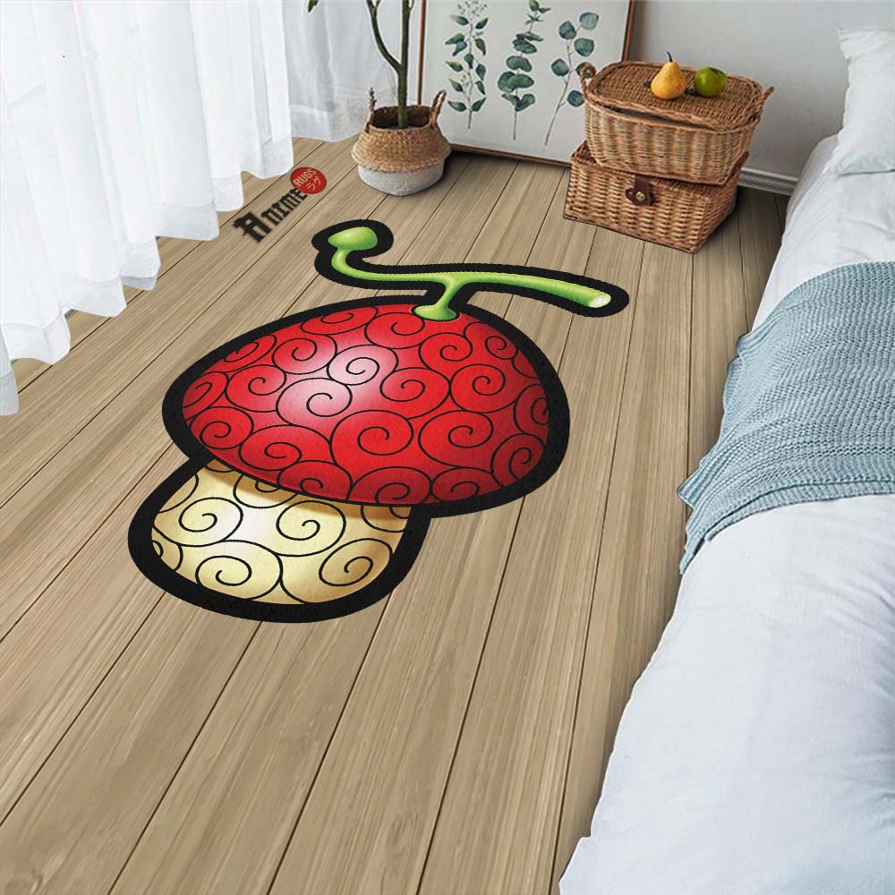 Hito Hito Shaped Rug Custom Devil Fruit One Piece Anime Room Decor-Animerugs