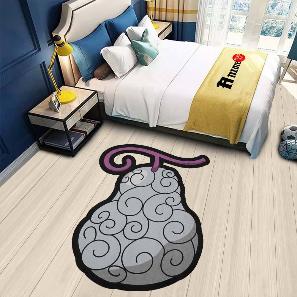 Ito Ito Shaped Rug Custom Devil Fruit One Piece Anime Room Decor-Animerugs