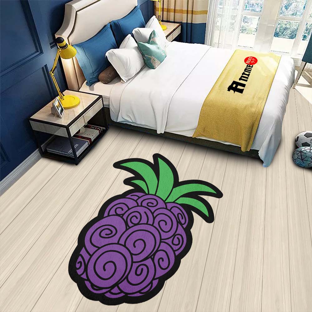 Bara Bara Shaped Rug Custom Devil Fruit One Piece Anime Room Decor-Animerugs