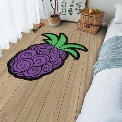 Bara Bara Shaped Rug Custom Devil Fruit One Piece Anime Room Decor-Animerugs