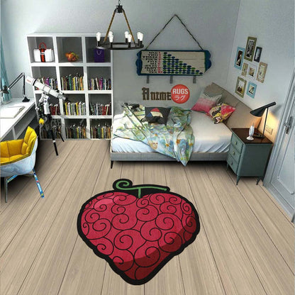 Ope Ope Shaped Rug Custom Devil Fruit One Piece Anime Room Decor-Animerugs