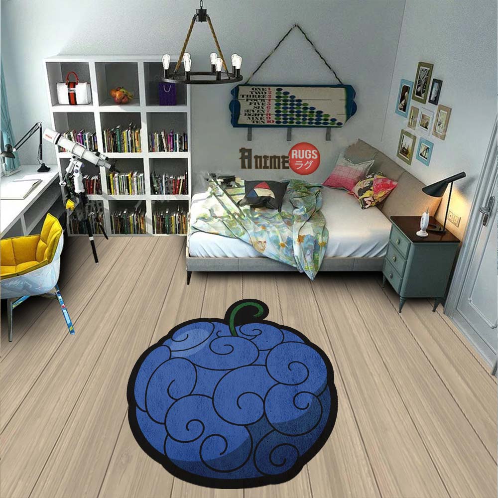 Sara Sara Shaped Rug Custom Devil Fruit One Piece Anime Room Decor-Animerugs