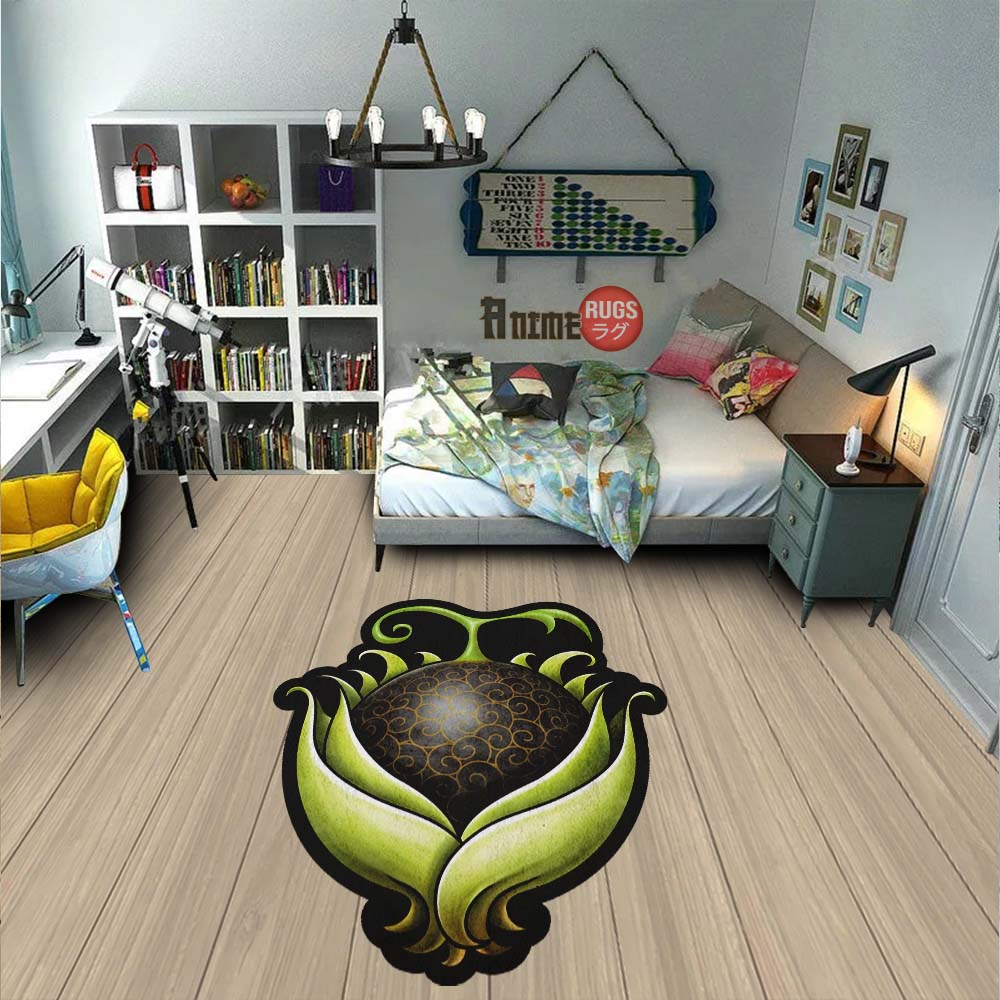 Kage Kage Shaped Rug Custom Devil Fruit One Piece Anime Room Decor-Animerugs