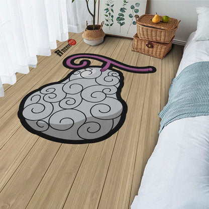 Ito Ito Shaped Rug Custom Devil Fruit One Piece Anime Room Decor-Animerugs