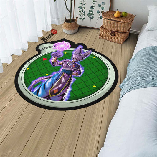Beerus Shaped Rug Custom Dragon Ball Anime Room Decor-Animerugs