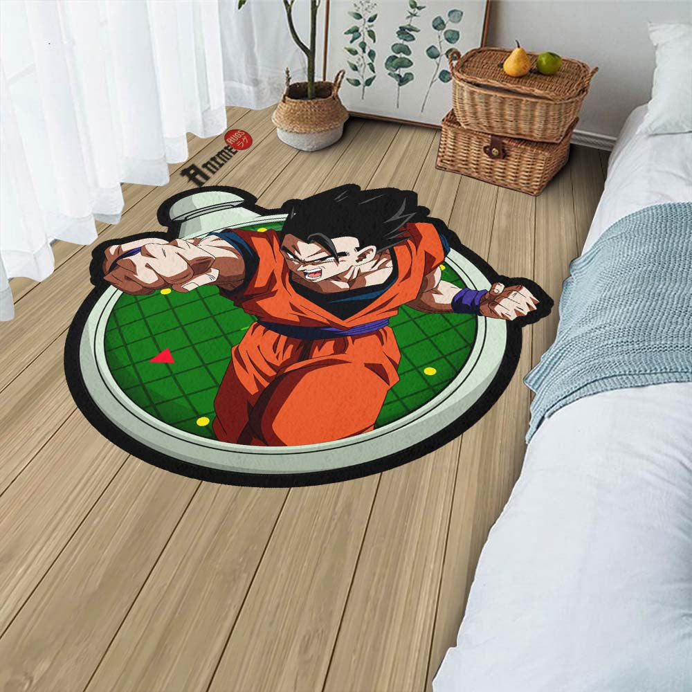 Gohan Shaped Rug Custom Dragon Ball Anime Room Decor-Animerugs