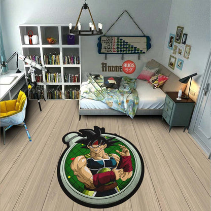 Bardock Shaped Rug Custom Dragon Ball Anime Room Decor-Animerugs