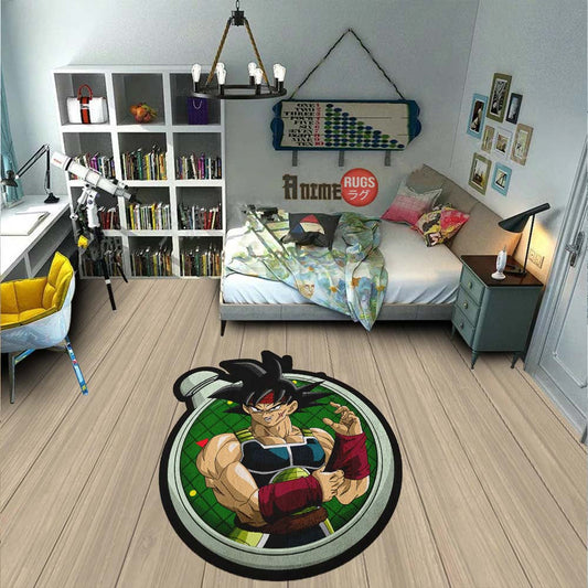 Bardock Shaped Rug Custom Dragon Ball Anime Room Decor-Animerugs