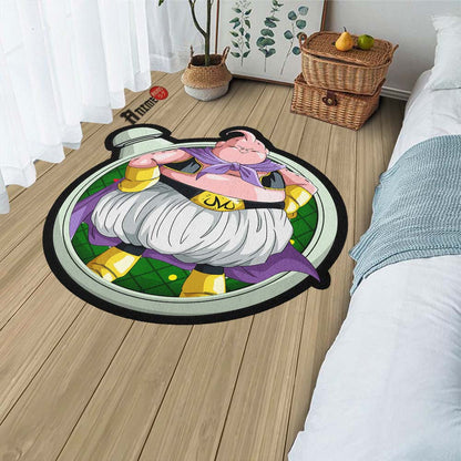 Majin Buu Shaped Rug Custom Dragon Ball Anime Room Decor-Animerugs