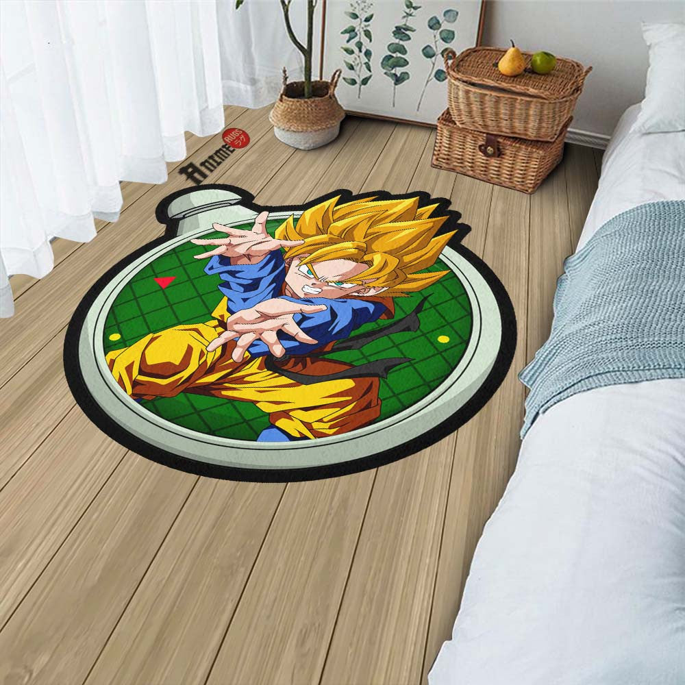 Goten Shaped Rug Custom Dragon Ball Anime Room Decor-Animerugs