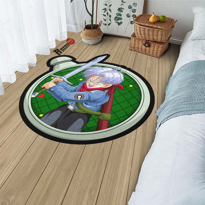 Future Trunks Shaped Rug Custom Dragon Ball Anime Room Decor-Animerugs