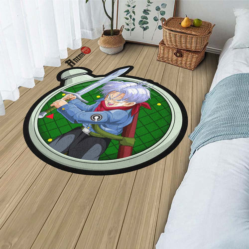 Future Trunks Shaped Rug Custom Dragon Ball Anime Room Decor-Animerugs
