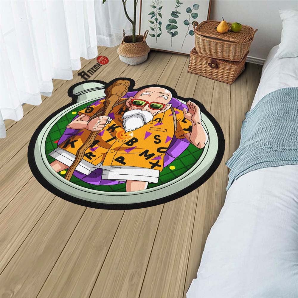 Master Roshi Shaped Rug Custom Dragon Ball Anime Room Decor-Animerugs