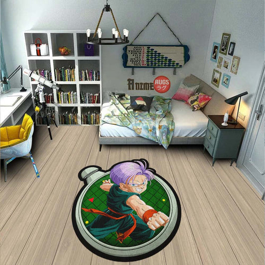 Trunks Shaped Rug Custom Dragon Ball Anime Room Decor-Animerugs