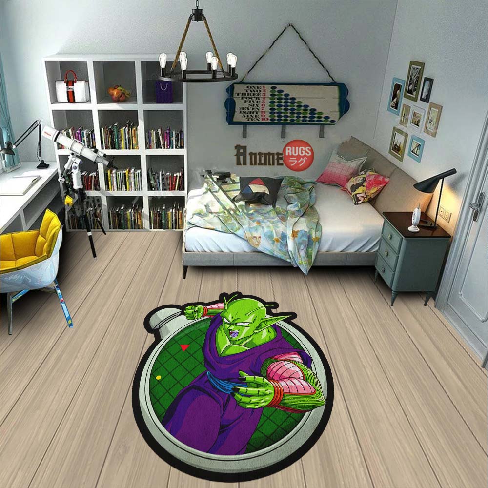 Piccolo Shaped Rug Custom Dragon Ball Anime Room Decor-Animerugs