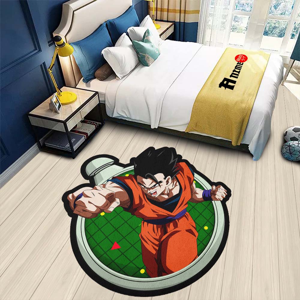 Gohan Shaped Rug Custom Dragon Ball Anime Room Decor-Animerugs