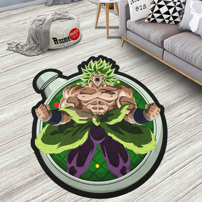 Broly Shaped Rug Custom Dragon Ball Anime Room Decor-Animerugs