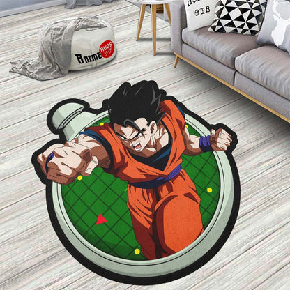 Gohan Shaped Rug Custom Dragon Ball Anime Room Decor-Animerugs