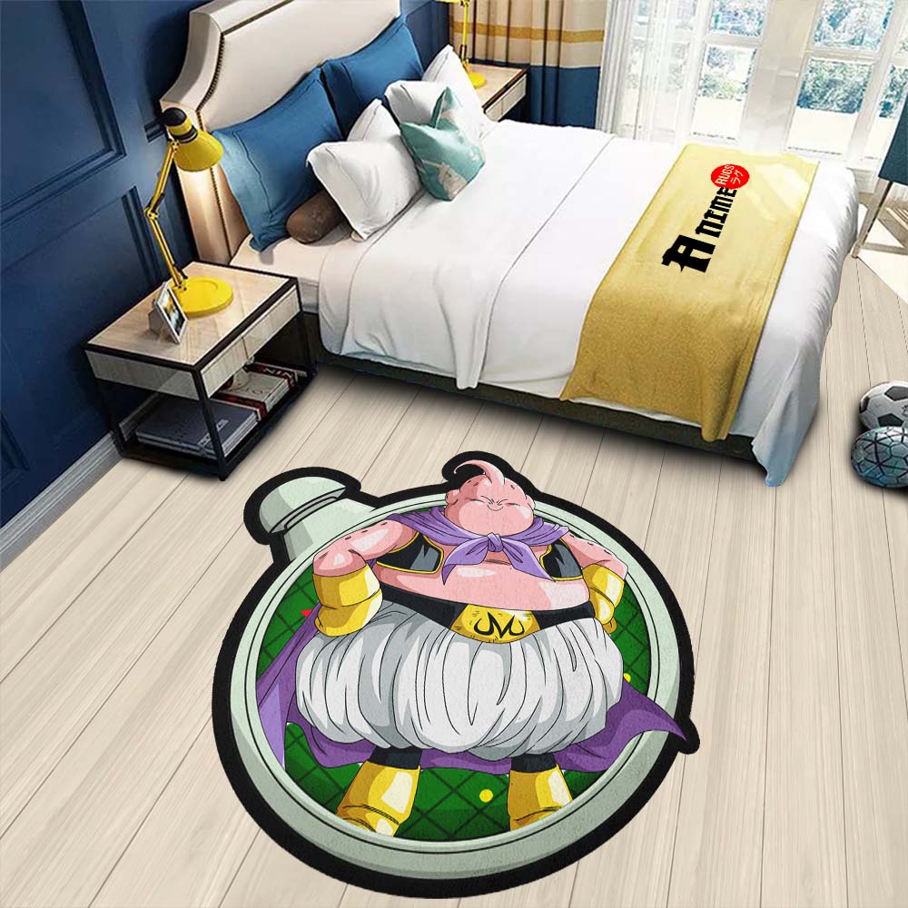 Majin Buu Shaped Rug Custom Dragon Ball Anime Room Decor-Animerugs