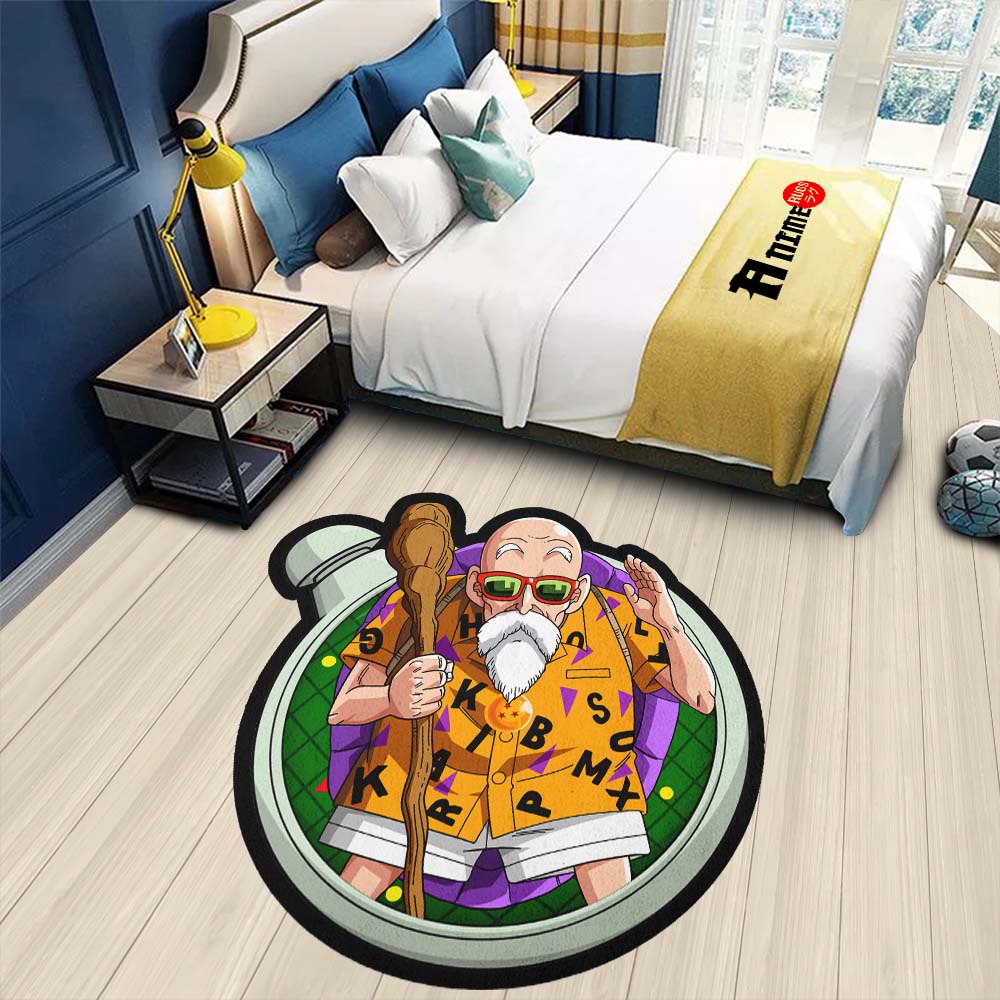 Master Roshi Shaped Rug Custom Dragon Ball Anime Room Decor-Animerugs