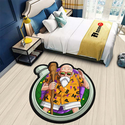 Master Roshi Shaped Rug Custom Dragon Ball Anime Room Decor-Animerugs
