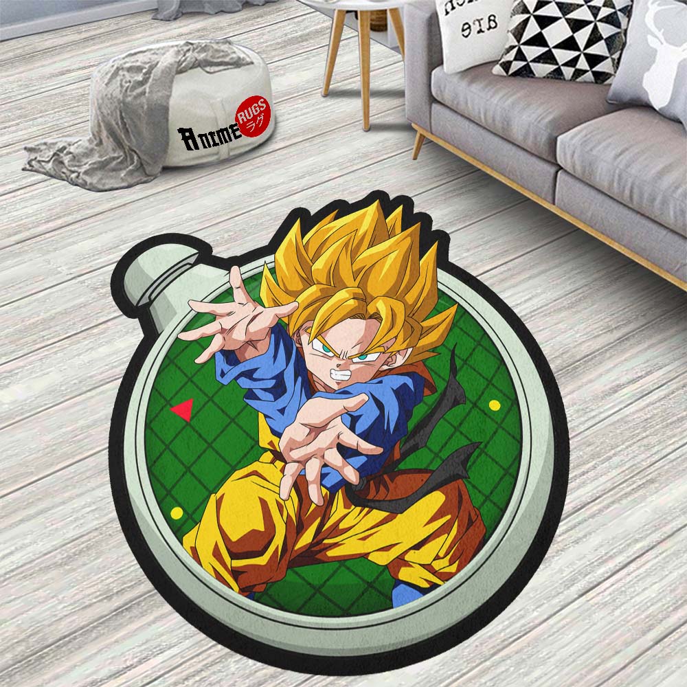 Goten Shaped Rug Custom Dragon Ball Anime Room Decor-Animerugs