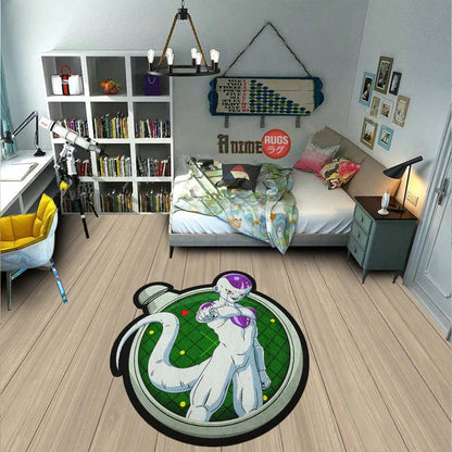 Frieza Shaped Rug Custom Dragon Ball Anime Room Decor-Animerugs