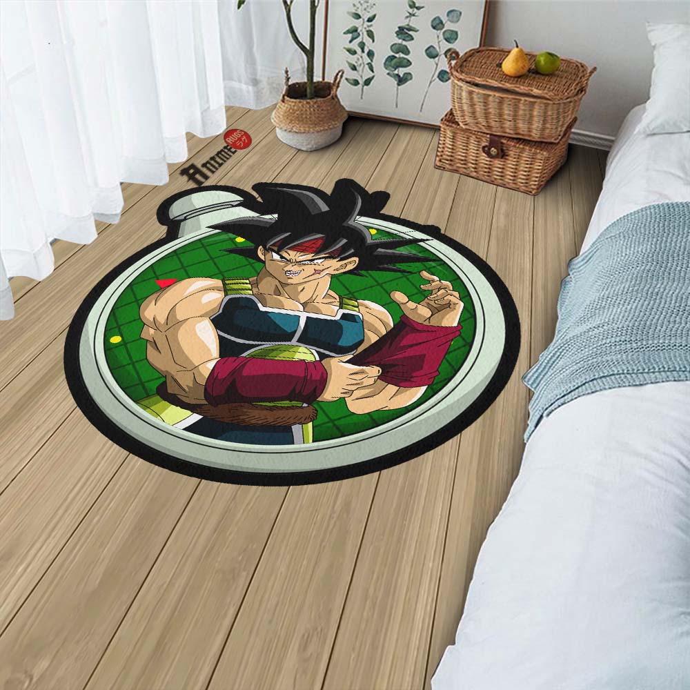 Bardock Shaped Rug Custom Dragon Ball Anime Room Decor-Animerugs