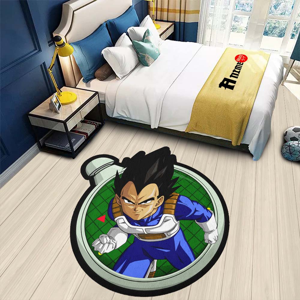 Vegeta Shaped Rug Custom Dragon Ball Anime Room Decor-Animerugs