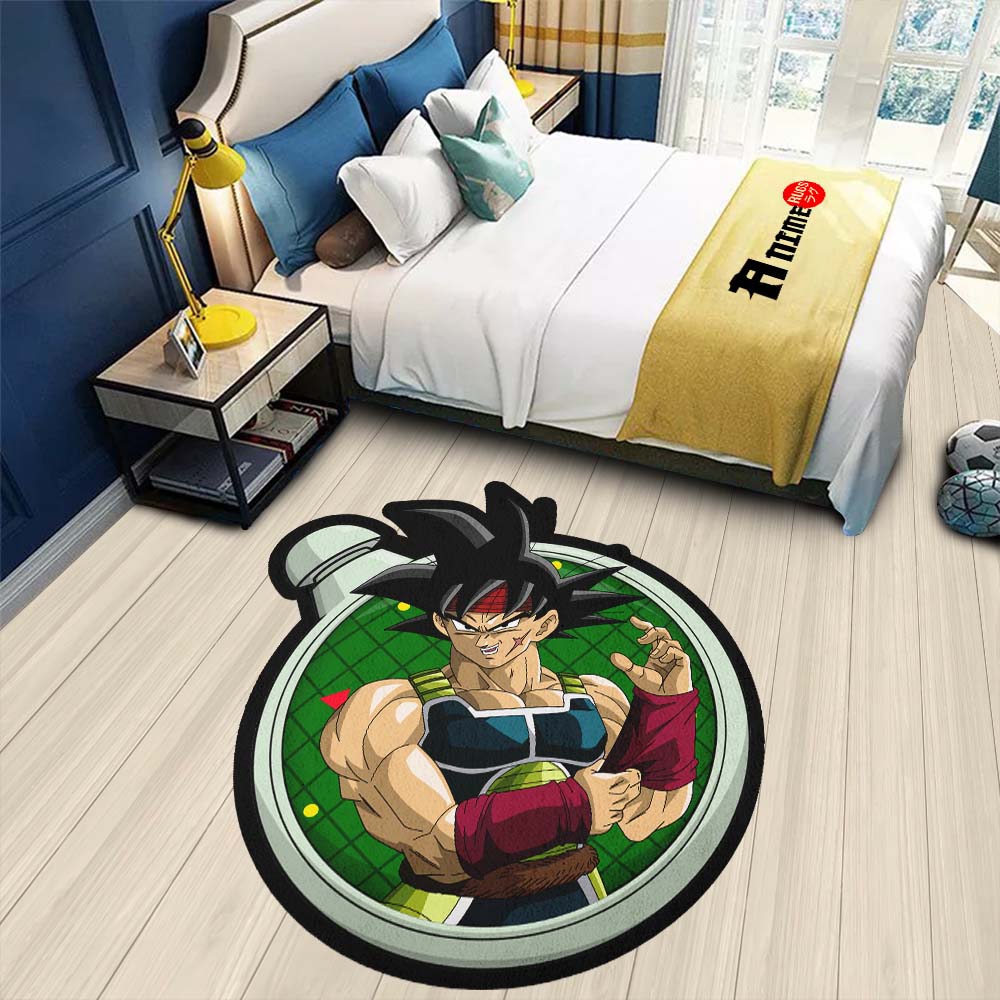 Bardock Shaped Rug Custom Dragon Ball Anime Room Decor-Animerugs