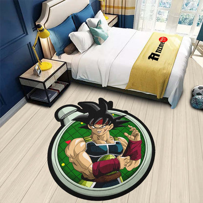 Bardock Shaped Rug Custom Dragon Ball Anime Room Decor-Animerugs