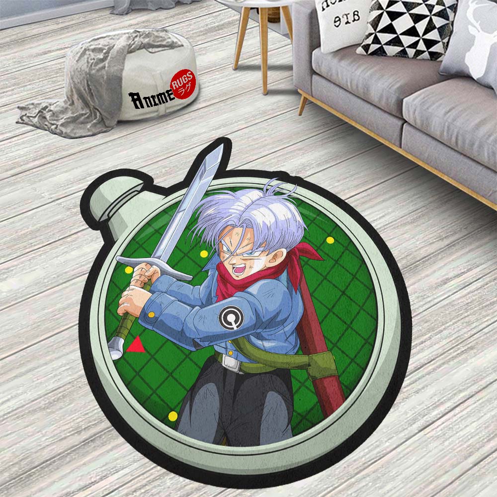 Future Trunks Shaped Rug Custom Dragon Ball Anime Room Decor-Animerugs