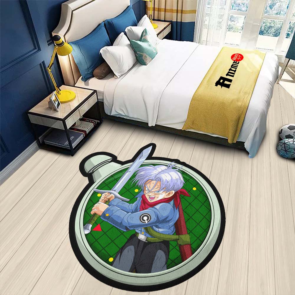 Future Trunks Shaped Rug Custom Dragon Ball Anime Room Decor-Animerugs