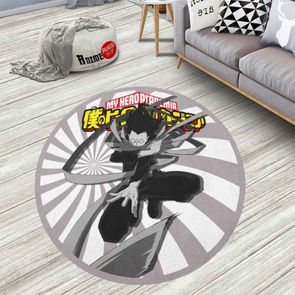 Shouta Aizawa Round Rug Custom My Hero Academia Anime Circle Carpet-Animerugs