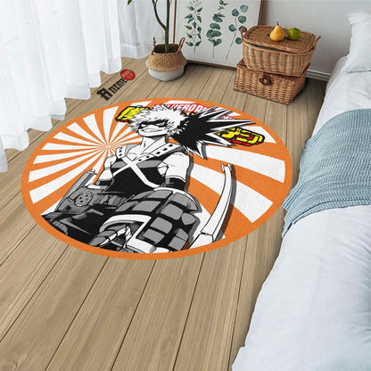 Katsuki BakugoRound Rug Custom My Hero Academia Anime Circle Carpet-Animerugs