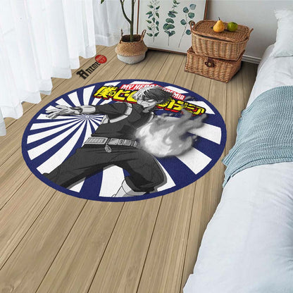 Shoto Todoroki Round Rug Custom My Hero Academia Anime Circle Carpet-Animerugs