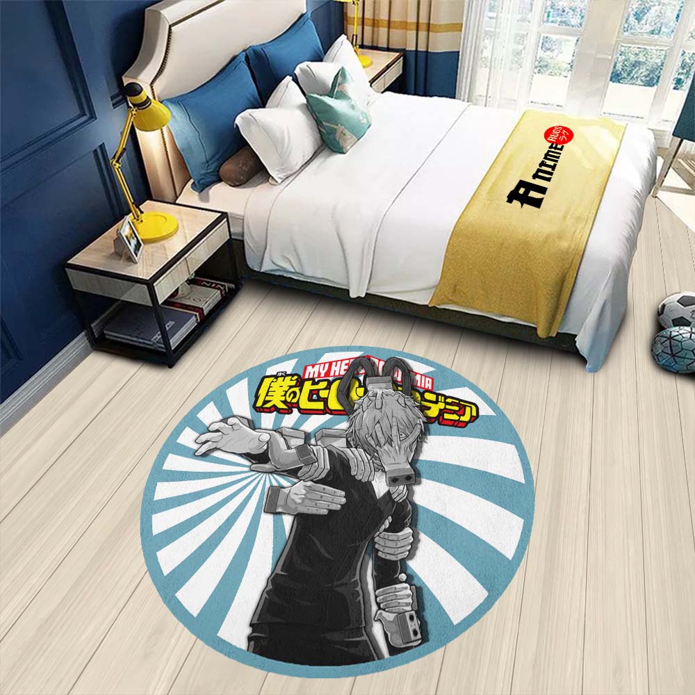 Tomura Shigaraki Round Rug Custom My Hero Academia Anime Circle Carpet-Animerugs