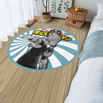 Tomura Shigaraki Round Rug Custom My Hero Academia Anime Circle Carpet-Animerugs