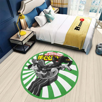 Asui Tsuyu Round Rug Custom My Hero Academia Anime Circle Carpet-Animerugs