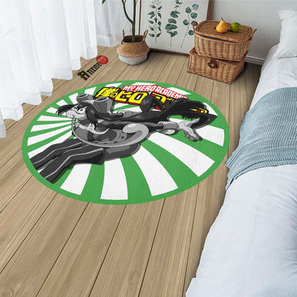 Asui Tsuyu Round Rug Custom My Hero Academia Anime Circle Carpet-Animerugs
